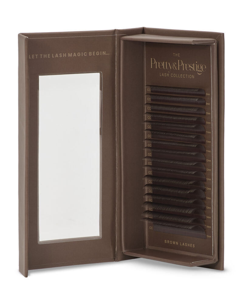 Brown Eyelash Trays
