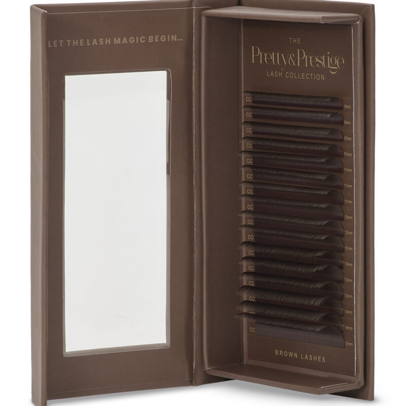 Brown Eyelash Trays